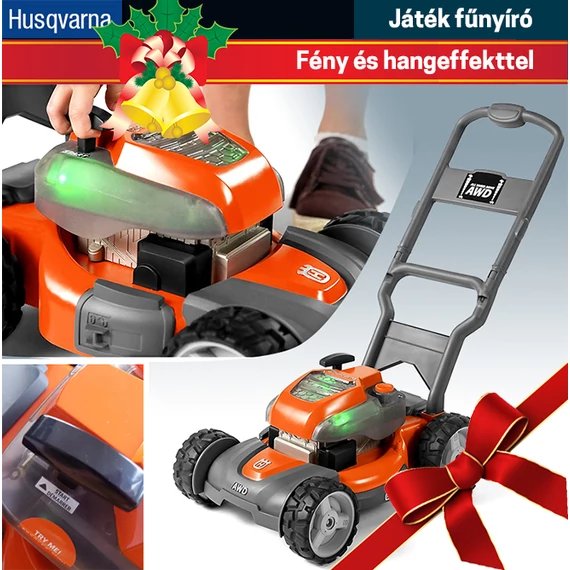 Játék Husqvarna Fűnyíró 